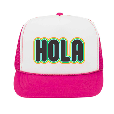 Hola trucker hat - kid + adult