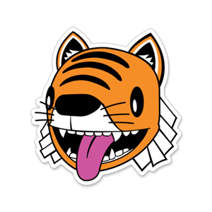 Libre tigre vinyl sticker